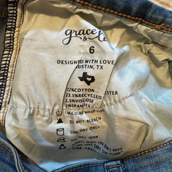 Grace and lace straight slim jeans - Picture 6 of 7